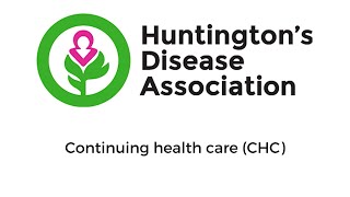 Continuing health care | Huntington&#39;s disease webinar