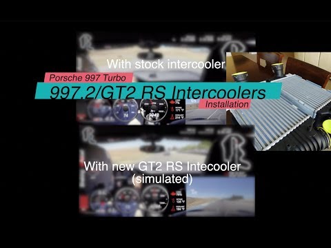 Porsche 997 turbo 997.2/GT2 RS Intercooler Installation