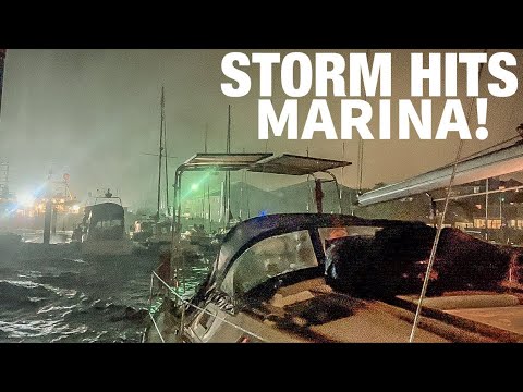 WEATHERING a 45kts WINTER STORM: Living on a SAILBOAT I EP. 63