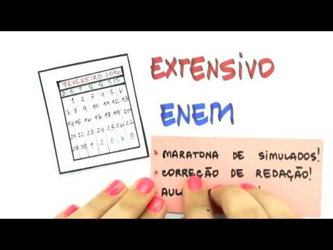 Me Salva! Plano de Estudos do Extensivo ENEM 2016