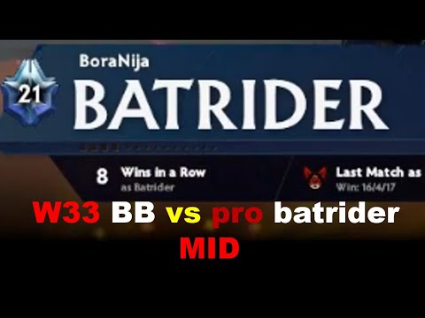 W33 RAMPAGE : bristleback vs god batrider   2rampage in1game