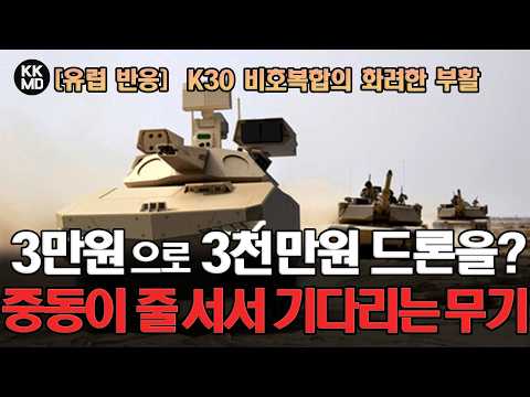 천궁-II 다음으로 중동이 줄 서는 무기: 3만원으로 3천 만원 드론 잡는다? K30 비호복합의 화려한 부활