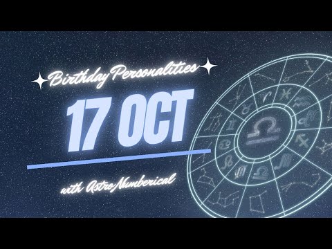 17 October Zodiac Horoscope: Birthday Personality & Traits Revealed