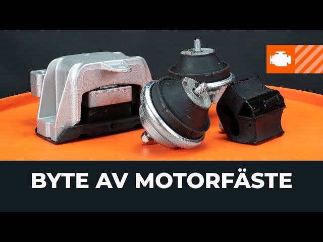 Se en videoguide om Hållare motormontering byta i AUDI A4 (8D2, B5)