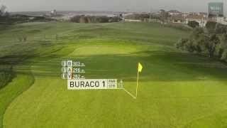 preview picture of video 'A3RO Golf | Club de Golf de Miramar - Strokesaver hole 01'
