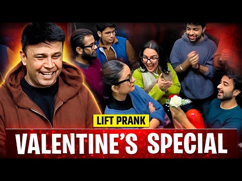 Valentine's Special | Lift Prank | RJ Naved