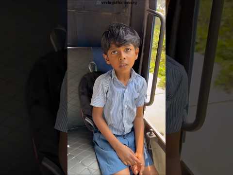 The Driver Filled The Coldrink in The Water Bottle... But The Child Cleaned The Seat With The Same 😱