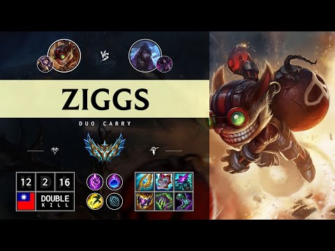 Ziggs Carry vs Aphelios - TW Challenger Patch 14.12