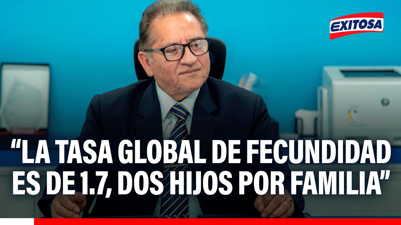 🔴🔵Tasa de fecundidad a nivel nacional es de 1.7, señala jefe del INE: Con más incidencia en la selva