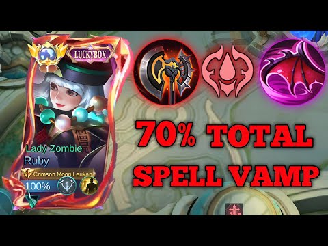 RUBY IS THE FIGHTER WITH THE MOST HIGHEST SPELL VAMP!!😻 BEST RUBY BUILD AND ROTATION 2025