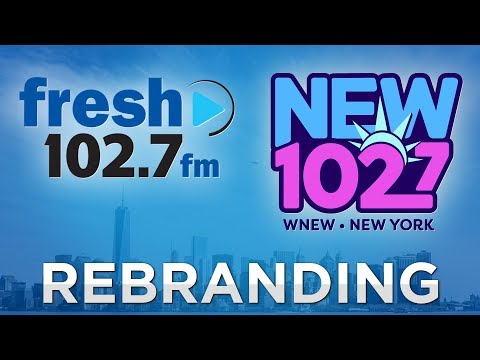 WNEW "Fresh 102.7" Rebrands to the All "New 102.7"