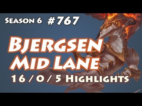 TSM Bjergsen - Aurelion Sol vs LeBlanc - NA LOL SoloQ Highlights