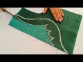 Designer Blouse Back Neck Design Blouse Cutting And Stitching Back Neck Blouse Design