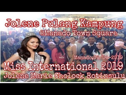 Miss International 2019 Welcome Home Jolene Marie Rotinsulu di Manado