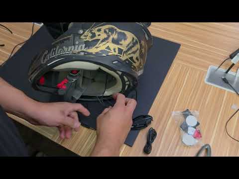 JESIMAIK R16 Pro Motorcycles Bluetooth Intercom Accessories Kit with High Resolution Sound Quality Speakers Headphone Cable (Hard Microphone and Soft Microphone) video review thumbnail