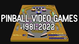 Pinball Video Games 1981-2022
