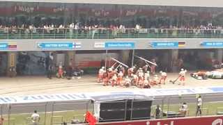 preview picture of video 'Marussia, Force India & Williams Pit Stops (Indian Grand Prix 2013)'