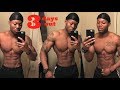 3 DAYS OUT - 20lbs Weight Loss, Physique Update, Full Upperbody Carbload Workout | Contest Prep Ep43
