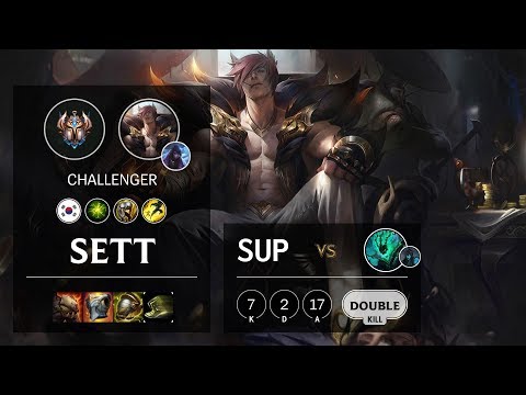 Sett Support vs Thresh - KR Challenger Patch 10.8