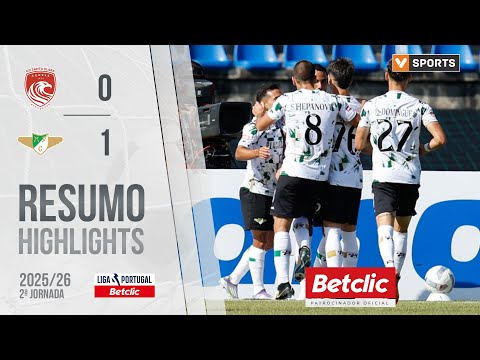 Resumo: Santa Clara 0-1 Moreirense (Liga 25/26 #2)