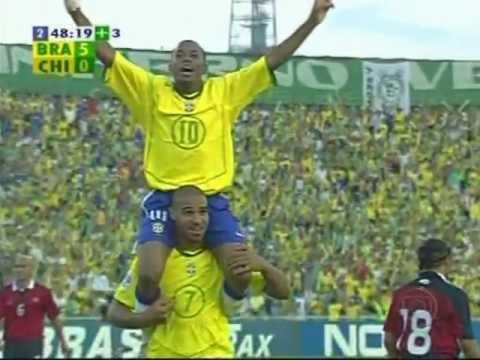 Brasil 5x0 Chile - 2005 - Eliminatórias Copa 2006