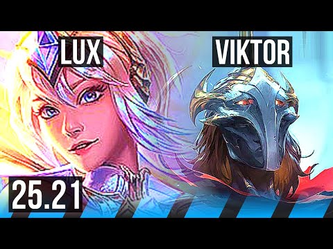 LUX vs VIKTOR (MID) | 6/1/4 | EUW Master | 25.21