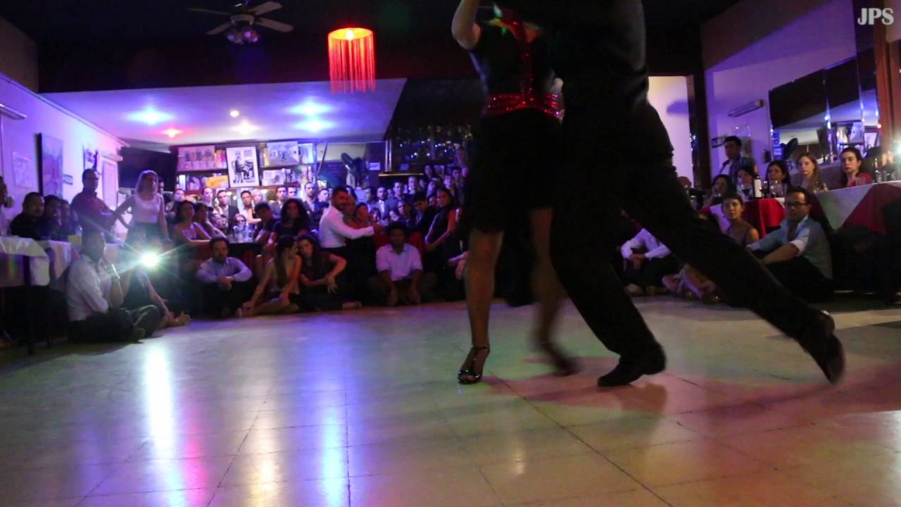 Tamara Bisceglia y Eber Burger 1/3, Milonga Tango Club, 27Ago2016