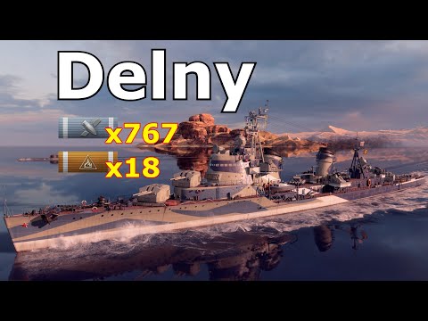 World of WarShips Delny - 4 Kills 322K Damage