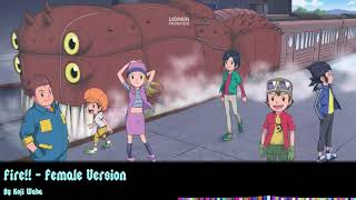 Fire!! - Digimon Frontier OP - Female Version (Aug 23, 2020)
