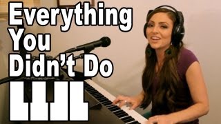 Everything You Didn&#39;t Do - Jamie Cullum Cover by Missy Lynn