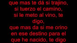 MAREA  Trasegando con letra