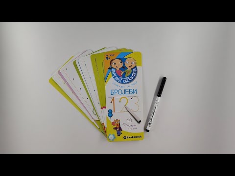 Piši-briši Lepezice Sveznalice: BROJEVI