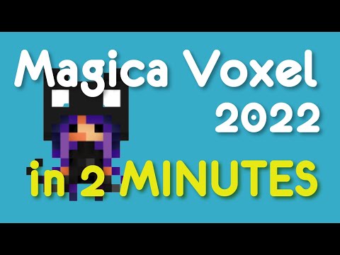 MagicaVoxel 2022 in 2 MINUTES (Basics)