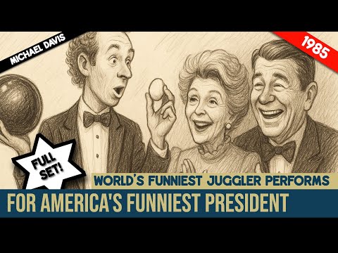 Michael Davis Juggles for President Reagan — Inaugural Ball. Hilarity ensues. 