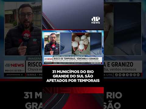 31 municípios do Rio Grande do Sul são afetados por temporais #shorts