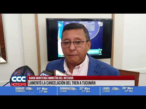 06 Dario Monteros lamentó la cancelación del tren a Tucumán
