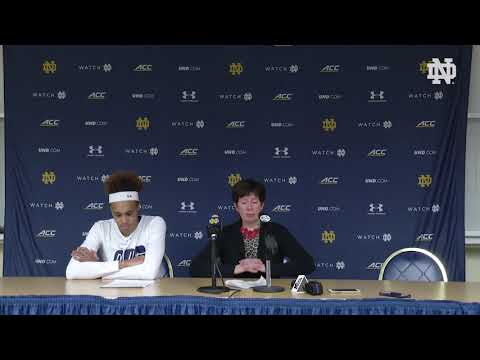@ndwbb | Post-Game Press Conference vs. Lehigh (2018)