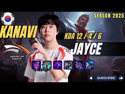 HLE Kanavi JAYCE vs AATROX Jungle - Patch 25.24 KR Ranked | lolrec