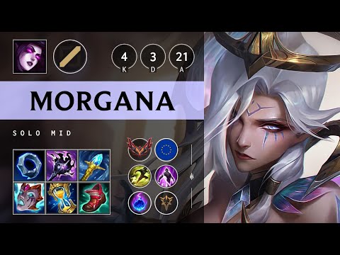 Morgana Mid vs Syndra - EUW Grandmaster Patch 25.21