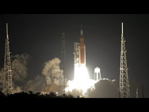 Décollage réussi de la méga-fusée Artémis vers la Lune (Nasa)