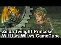 Zelda Twilight Princess HD Wii U Vs GameCube Vs Wii Frame Rate Test