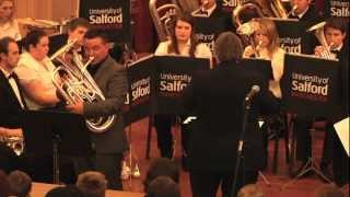 Bob Childs & Gary Curtin with University of Salford Brass Band