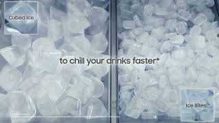 Samsung Get ice your way - cubed or Ice Bites™ | Samsung