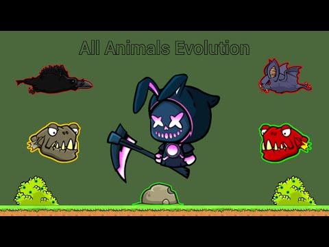 All Animals Evolution With Latest Easter Reaper (EvoWorld.io)