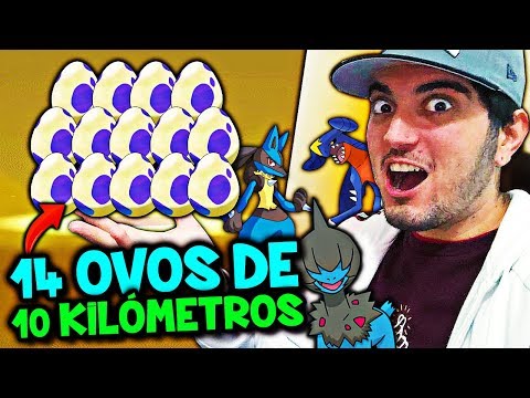 POKÉMON GO 2 #17 - 14 OVOS DE 10KM ! EM BUSCA DE DEINO !!