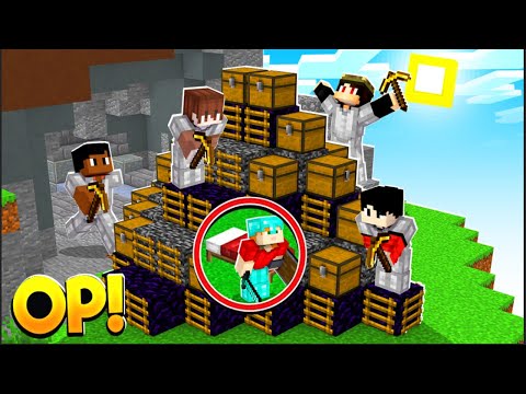 I USED THE MOST OP DEFENCE IN BEDWARS MINECRAFT!
