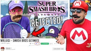 Nobody cares about Waluigi | Waluigi In Super Smash Bros Ultimate | Squad Skits