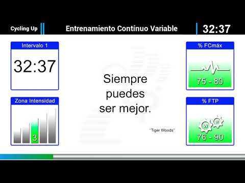 Entrenamiento Nº1 Cycling Up - Continuo Variable Ciclo Indoor by David Aguado