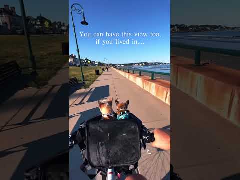 Ocean views along the Lynn, MA coastline