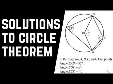 CIRCLE THEOREMS: How to solve  different Circle theorem problems